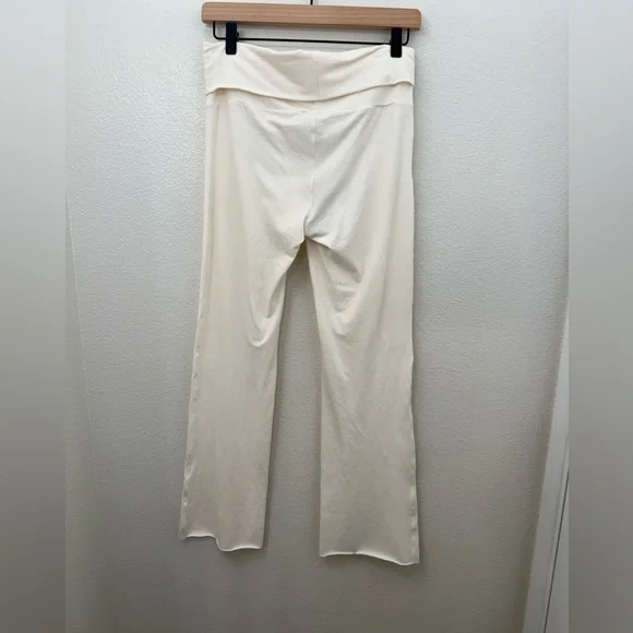 NWT SKIMS Cotton Jersey Foldover Pants -Marble Medium - Picture 6 of 11